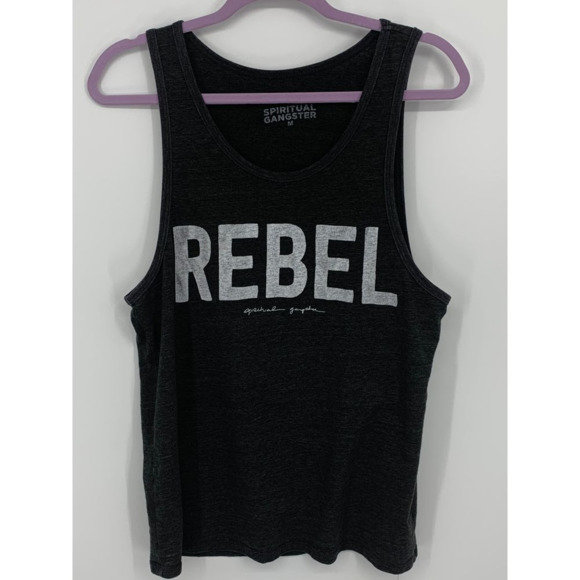 spiritual gangster Tops - Spiritual Gangster gray tank top M REBEL